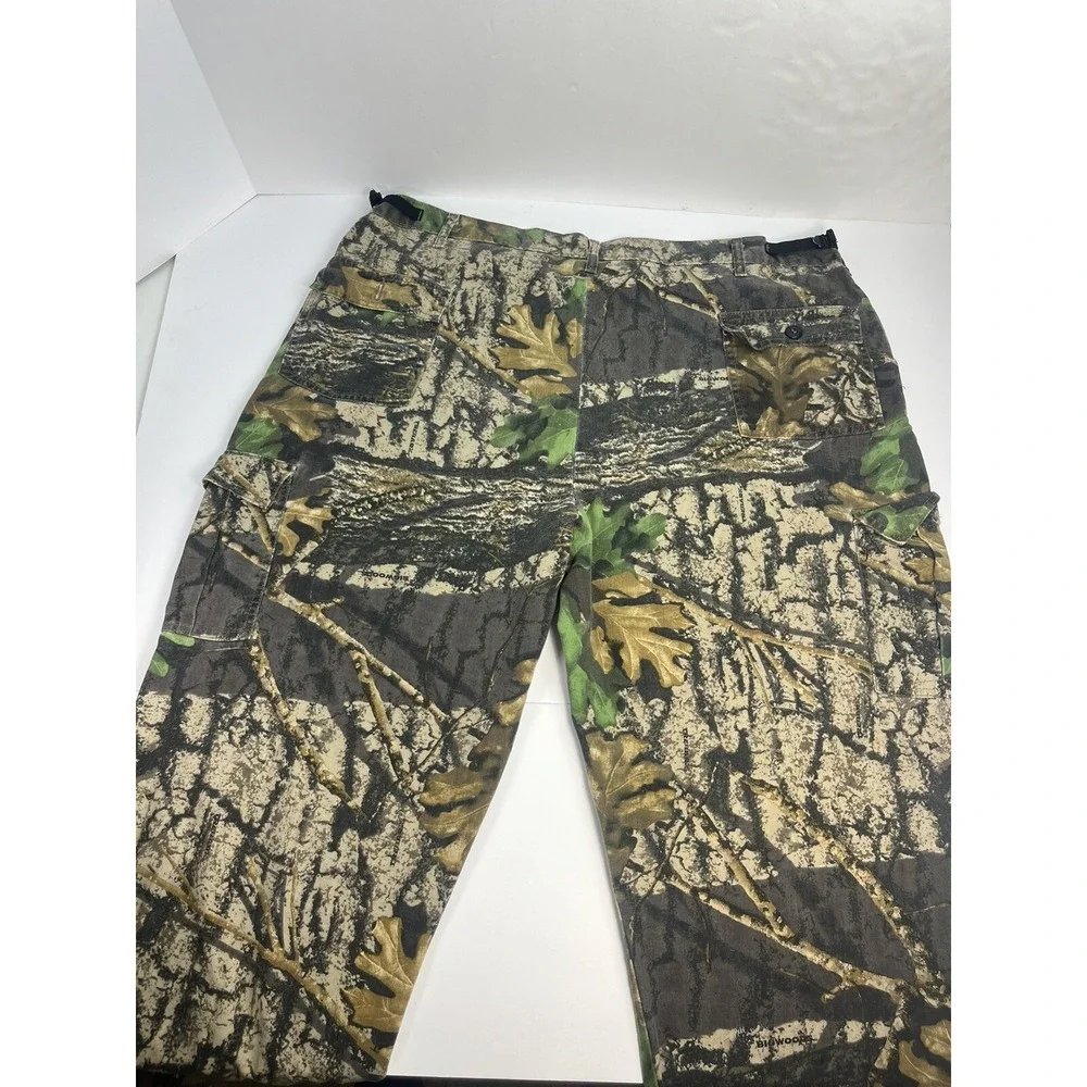 Vintage Jerzees Outdoors Camo Cargo Trebark Bigwoods Adjustable Mens 2XL 42x30